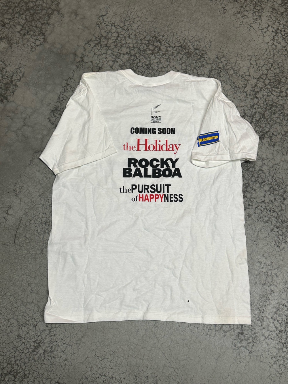 Vintage Blockbuster Movies Promo T shirt Size L